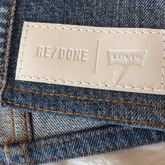 RE/DONE Revolve X Levi’s Vintage Reworked Denim Bustier Corset Top, M - Picture 4 of 9